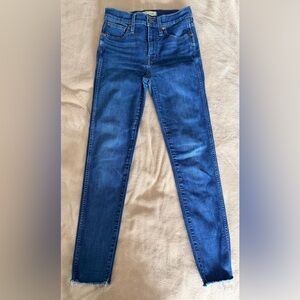 Madewell high rise skinny Jeans size 27